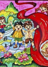 《兒童友好，共享未來》 朱思怡 10歲 鳳臺縣朱馬店鎮(zhèn)中心學(xué)校