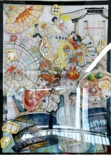 《五彩童年，愛在淮南城》 孔子琪 13歲   淮南市謝家集區(qū)淮河中學(xué)七（2）班
